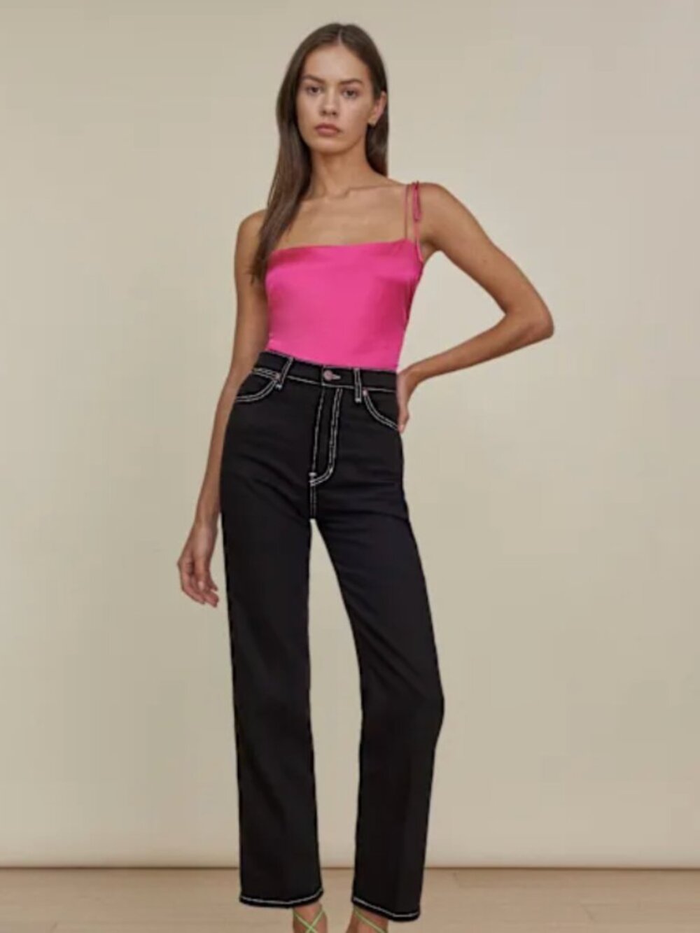 Reformation Lucrezia Silk Camisole Tank Top | Size 0-4
